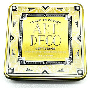 Calligraphy Technique Learn to Create Art Deco Lettering Kim Shelly Kit Book